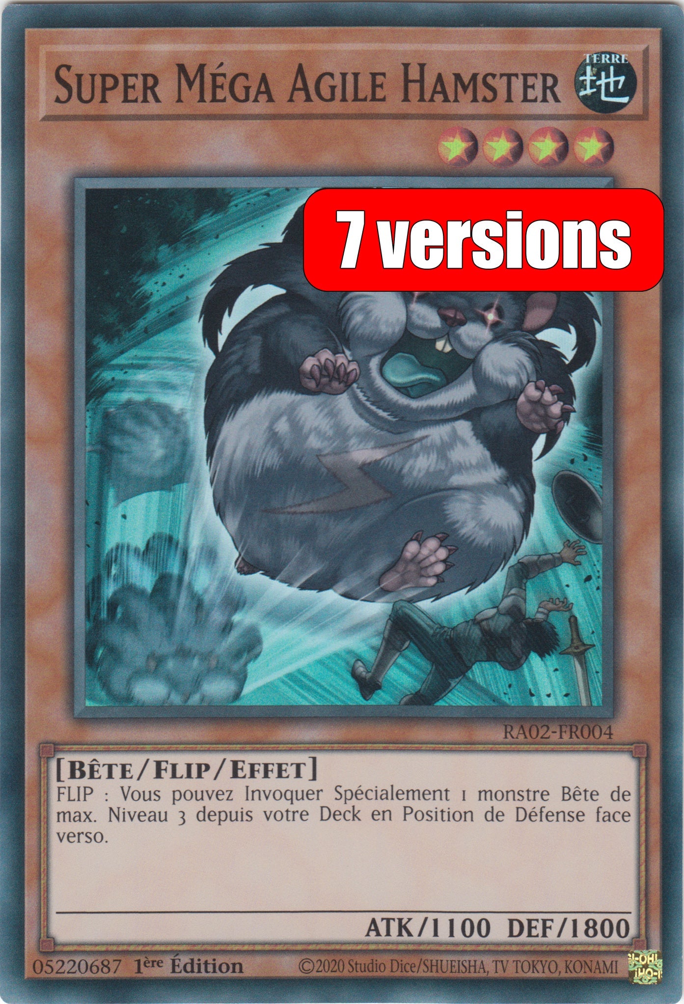 Yu-Gi-Oh! Super Mga Agile Hamster : RA02-FR004 Tradingcardsxxx Yu-Gi-Oh! Super Mga Agile Hamster : RA02-FR004 Tradingcardsxxx