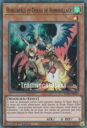 Yu-Gi-Oh! Hurluberlu et Oiseau de Verrouillage - V.1 : RA02-FR006