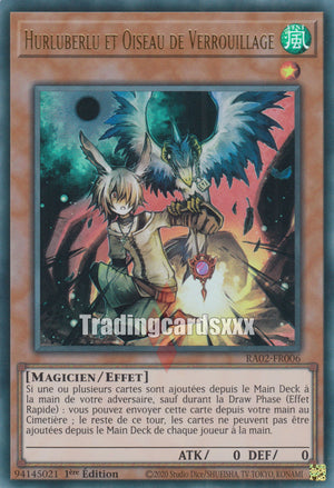 Yu-Gi-Oh! Hurluberlu et Oiseau de Verrouillage - V.1 : RA02-FR006