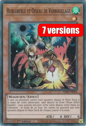Yu-Gi-Oh! Hurluberlu et Oiseau de Verrouillage - V.1 : RA02-FR006