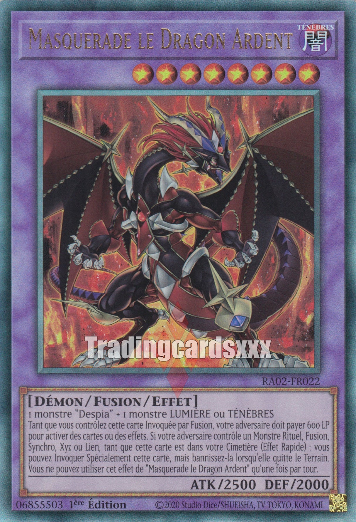 Yu-Gi-Oh! Masquerade le Dragon Ardent : RA02-FR022