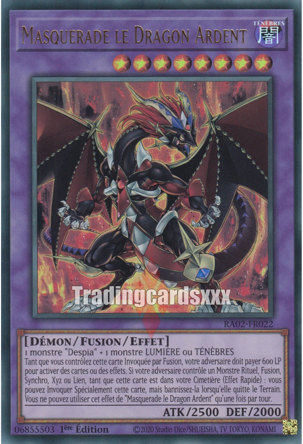 Yu-Gi-Oh! Masquerade le Dragon Ardent : RA02-FR022