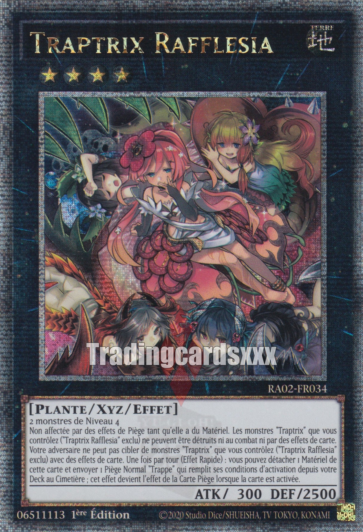 Yu-Gi-Oh! Traptrix Rafflesia : RA02-FR034
