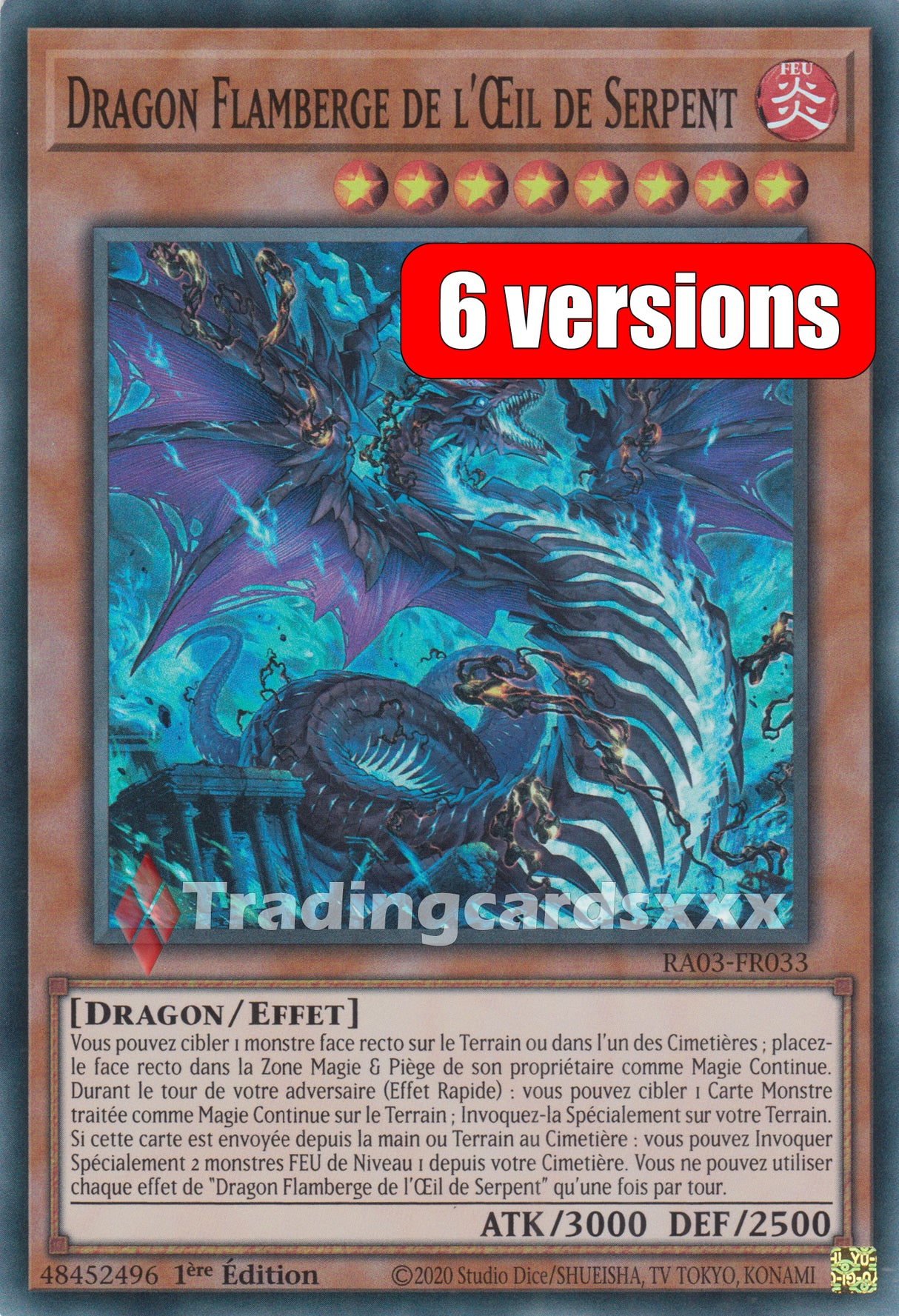 Yu-Gi-Oh! Dragon Flamberge de l'Œil de Serpent : RA03-FR033