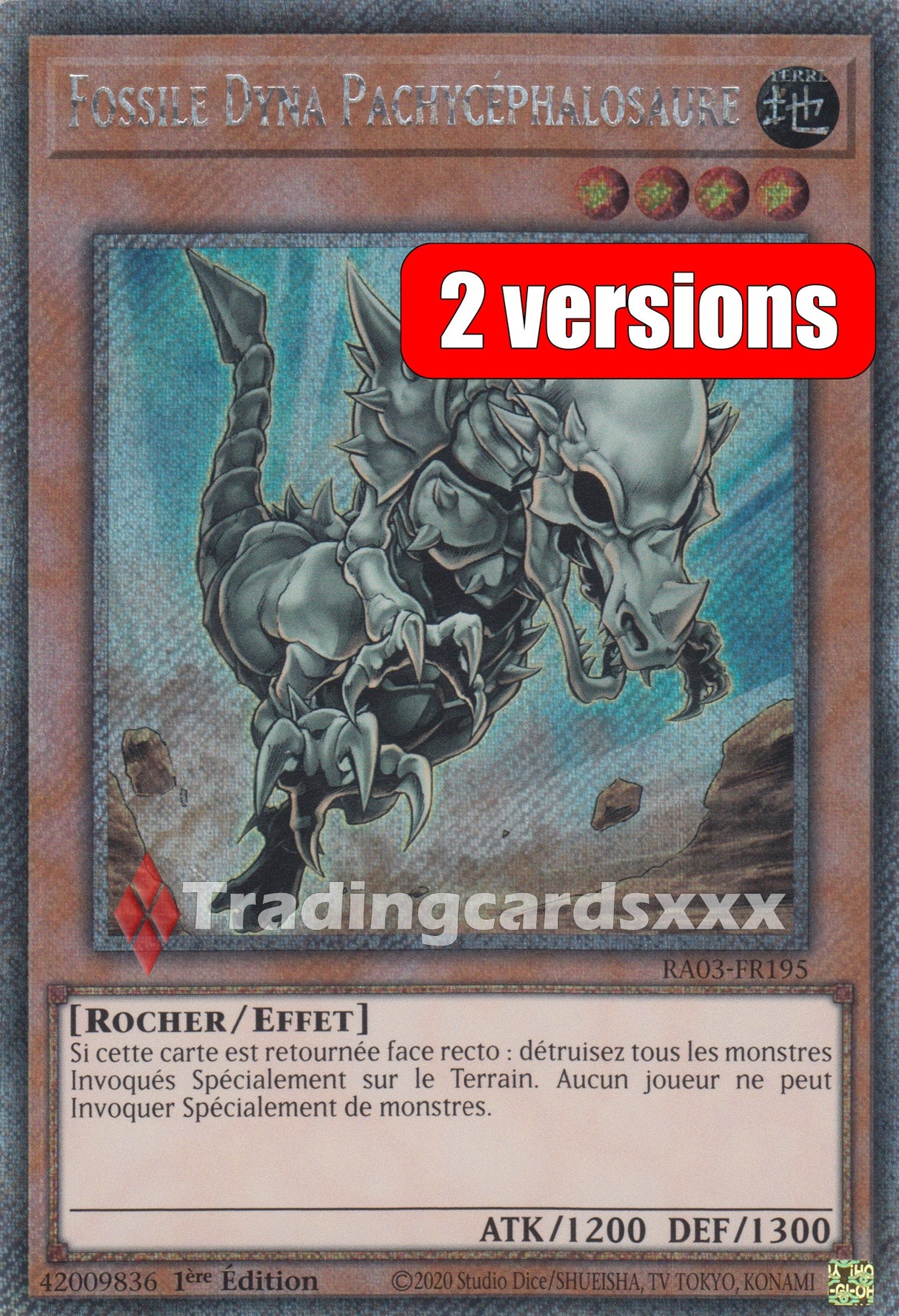 Yu-Gi-Oh! Fossile Dyna Pachycéphalosaure : RA03-FR195