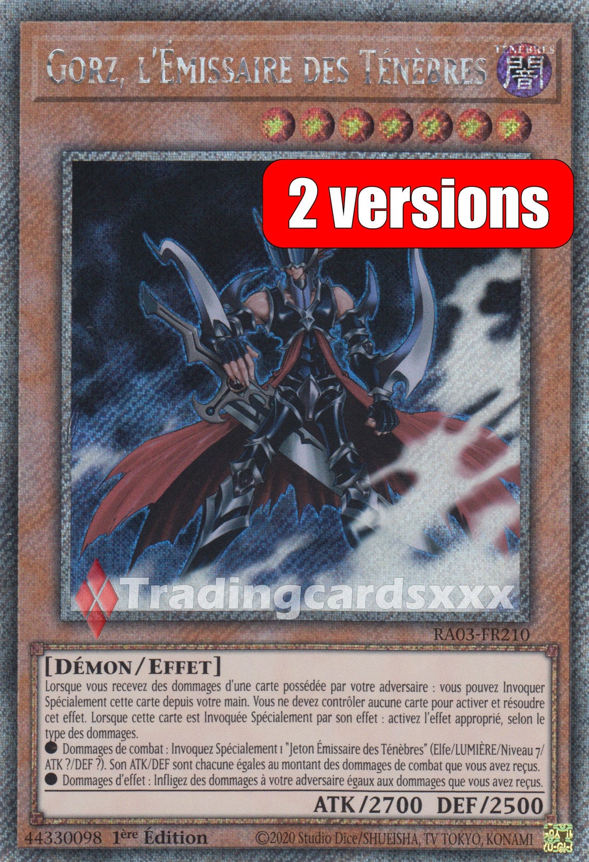 Yu-Gi-Oh! Gorz, l'Émissaire des Ténèbres : RA03-FR210