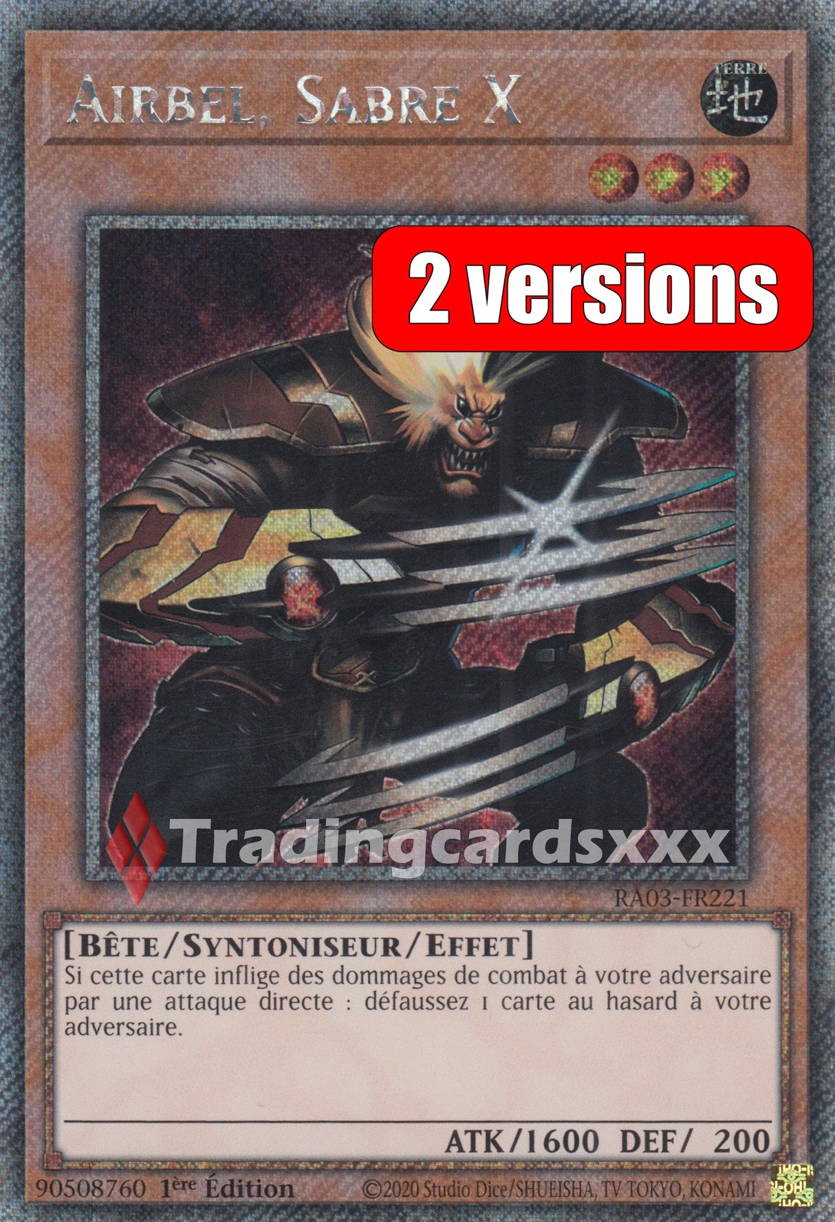 Yu-Gi-Oh! Airbel, Sabre X : RA03-FR221