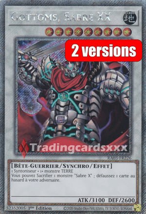 Yu-Gi-Oh! Gottoms, Sabre XX : RA03-FR226