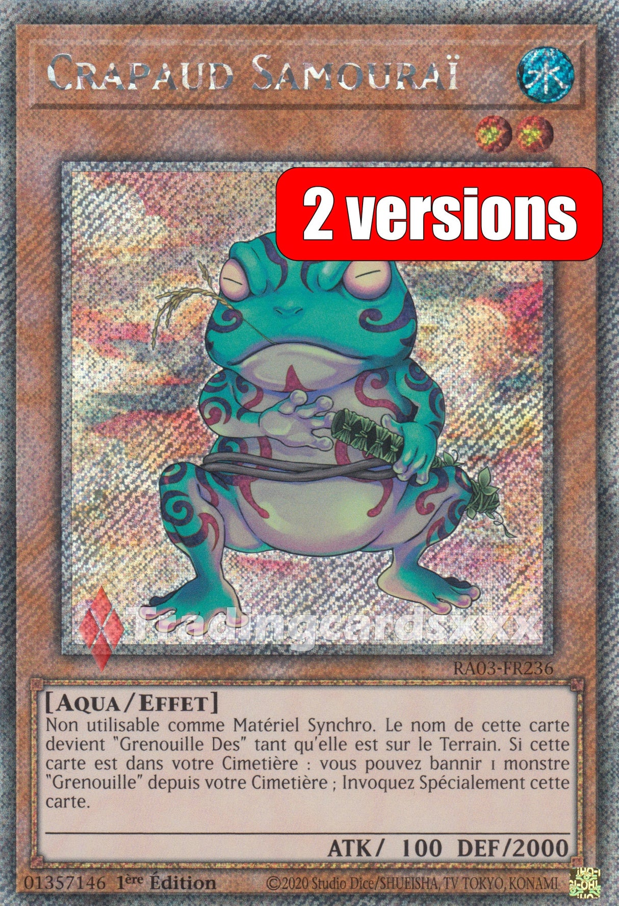 Yu-Gi-Oh! Crapaud Samouraï : RA03-FR236