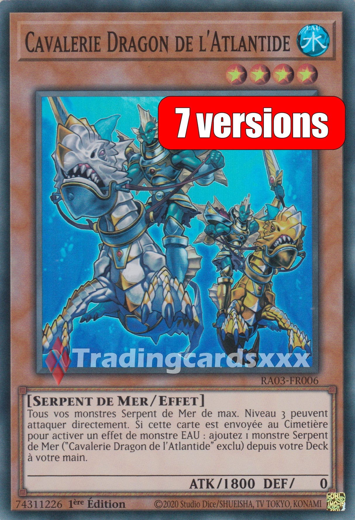 Yu-Gi-Oh! Cavalerie Dragon de l'Atlantide : RA03-FR006