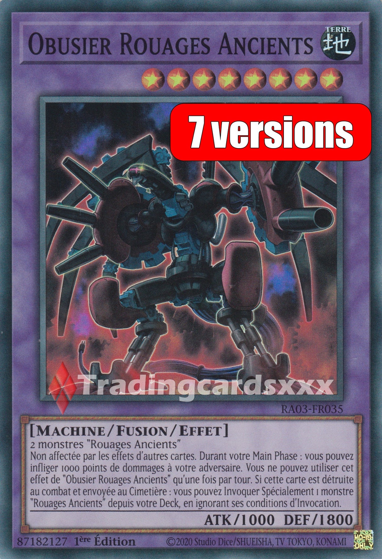 Yu-Gi-Oh! Obusier Rouages Ancients : RA03-FR035