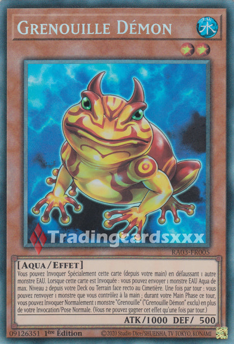 Yu-Gi-Oh! Grenouille Démon : RA03-FR005