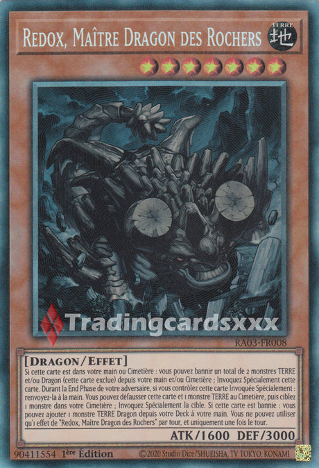 Yu-Gi-Oh! Redox, Maître Dragon des Rochers : RA03-FR008