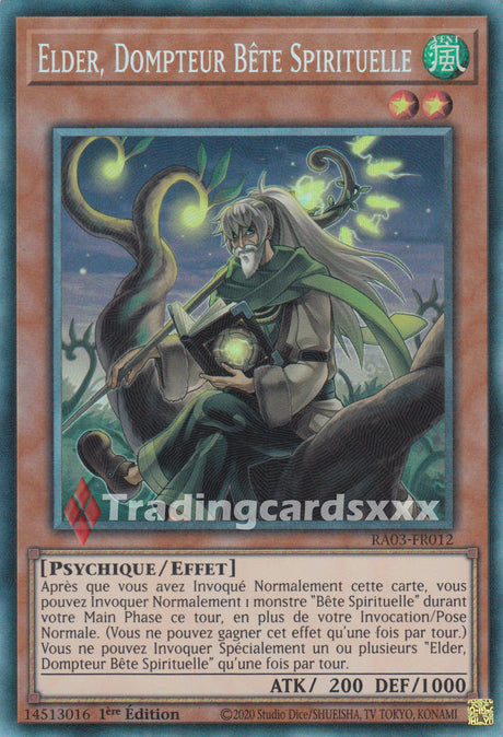 Yu-Gi-Oh! Elder, Dompteur Bête Spirituelle : RA03-FR012