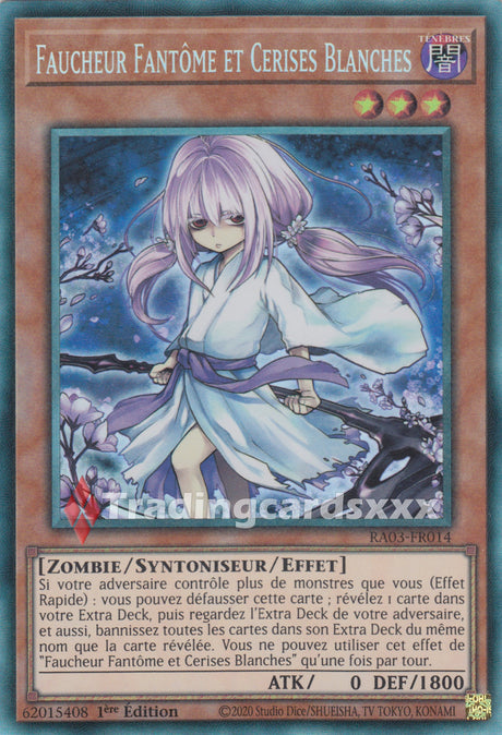 Yu-Gi-Oh! Faucheur Fantôme et Cerises Blanches : RA03-FR014