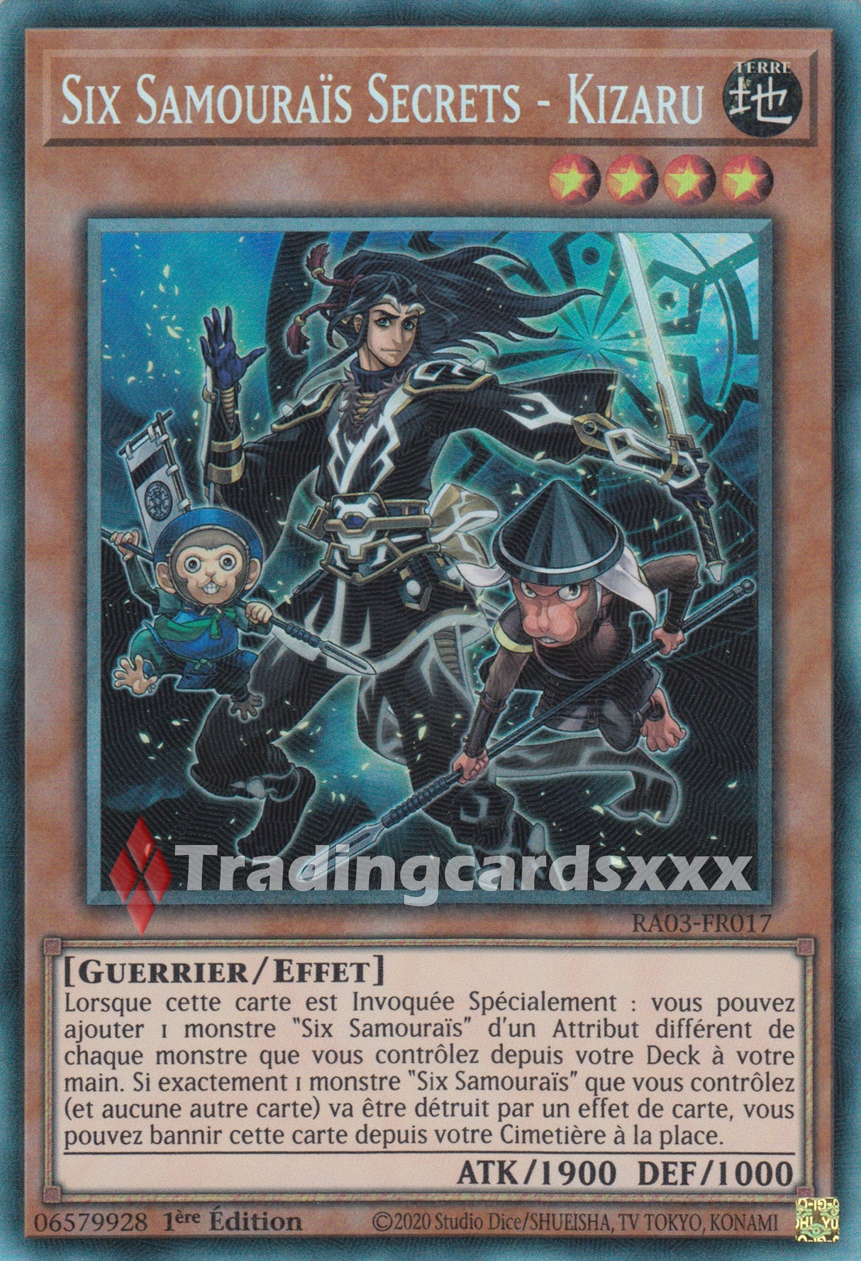 Yu-Gi-Oh! Six Samouraïs Secrets - Kizaru : RA03-FR017