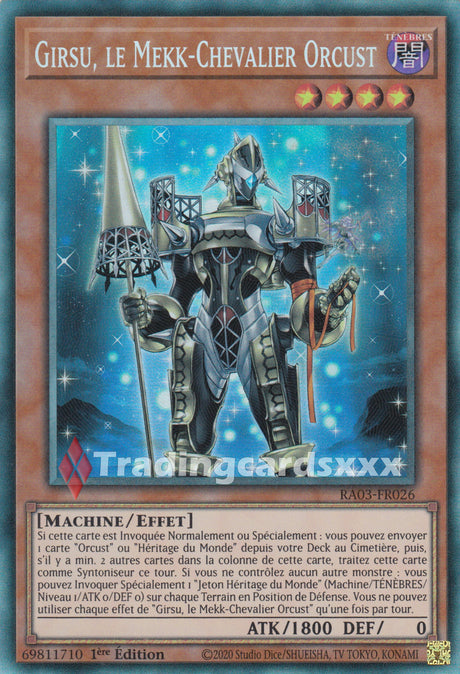 Yu-Gi-Oh! Girsu, le Mekk-Chevalier Orcust : RA03-FR026