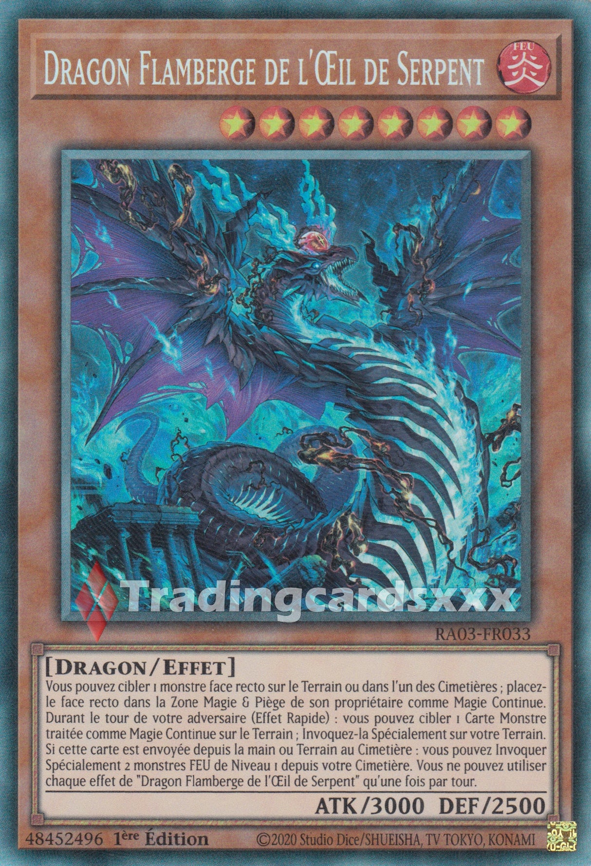 Yu-Gi-Oh! Dragon Flamberge de l'Œil de Serpent : RA03-FR033