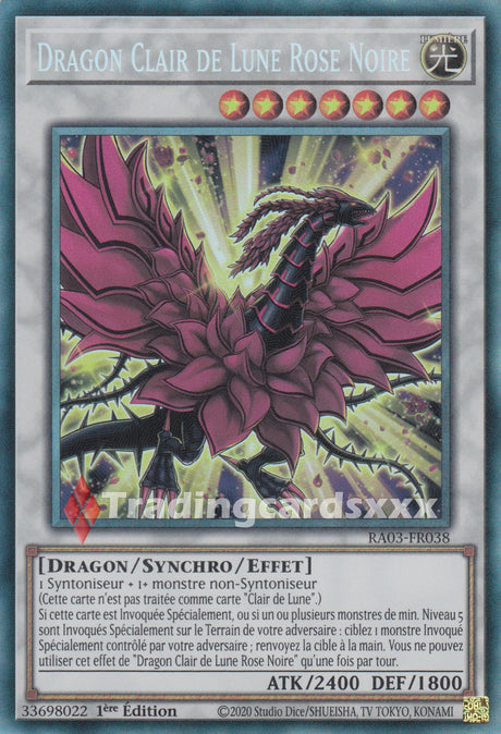 Yu-Gi-Oh! Dragon Clair de Lune Rose Noire : RA03-FR038