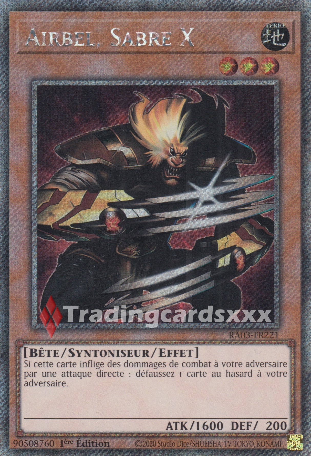 Yu-Gi-Oh! Airbel, Sabre X : RA03-FR221