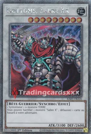 Yu-Gi-Oh! Gottoms, Sabre XX : RA03-FR226