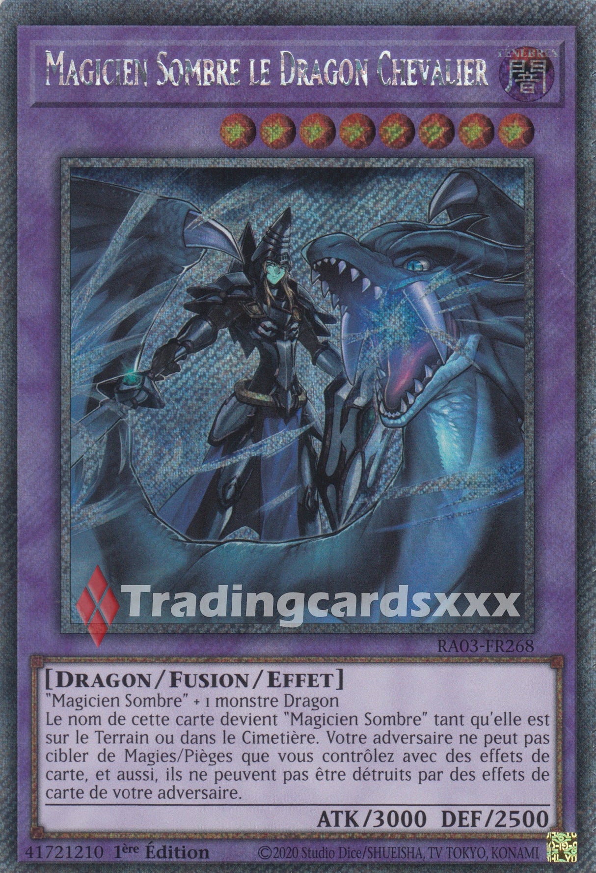 Yu-Gi-Oh! Magicien Sombre le Dragon Chevalier : RA03-FR268