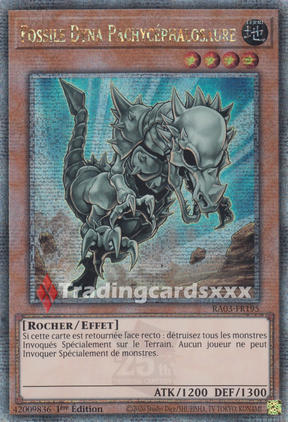 Yu-Gi-Oh! Fossile Dyna Pachycéphalosaure : RA03-FR195