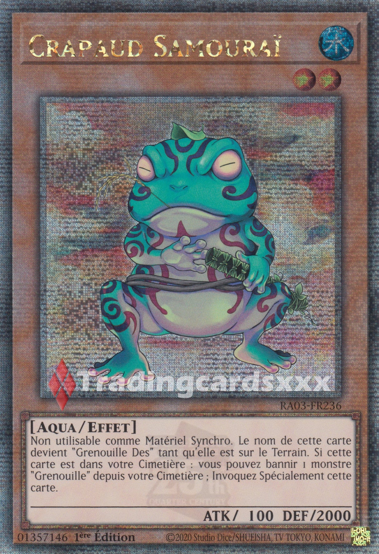 Yu-Gi-Oh! Crapaud Samouraï : RA03-FR236