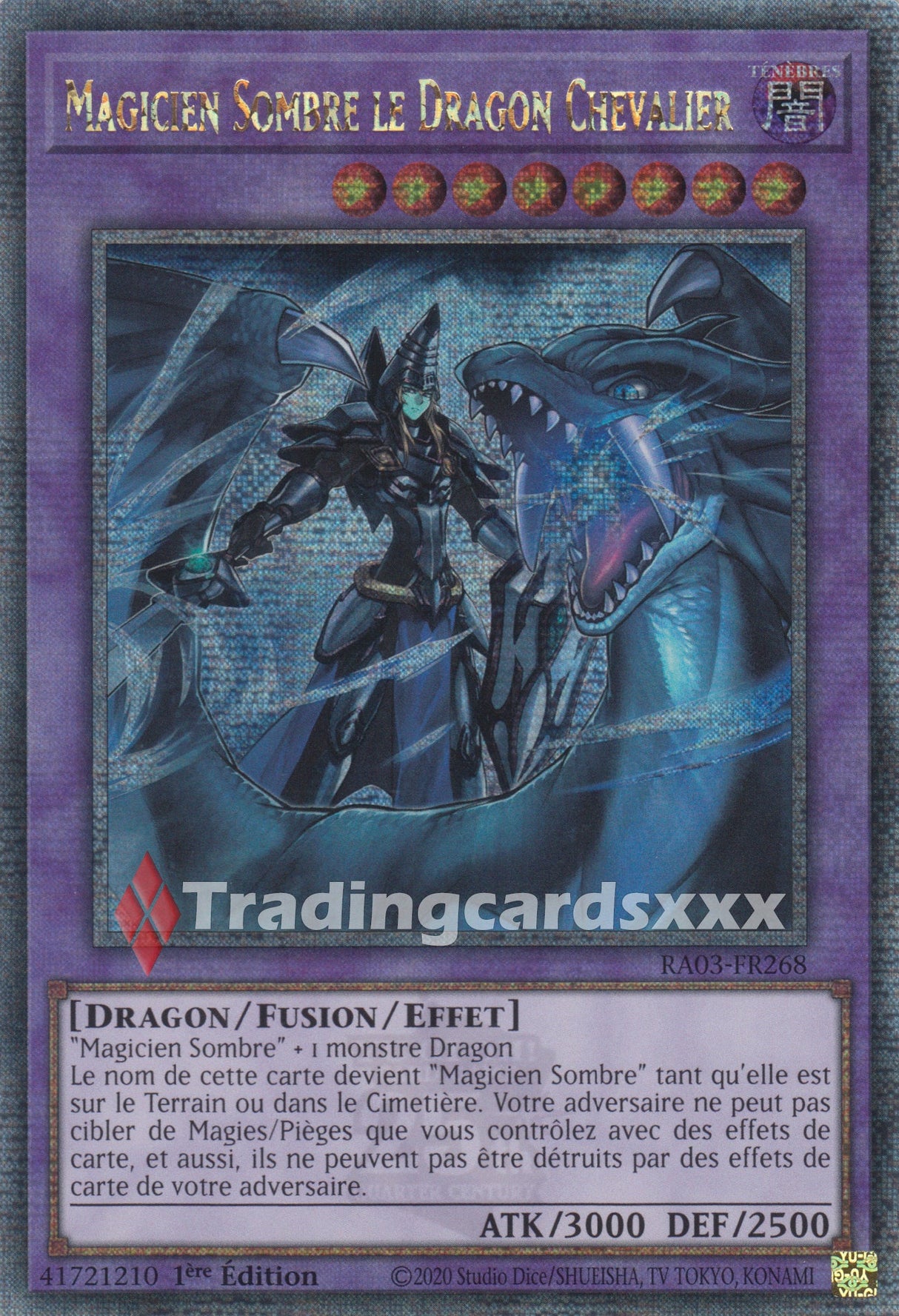 Yu-Gi-Oh! Magicien Sombre le Dragon Chevalier : RA03-FR268