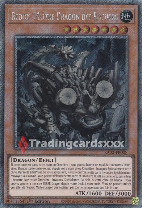 Yu-Gi-Oh! Redox, Maître Dragon des Rochers : RA03-FR008