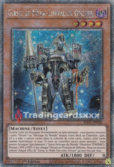 Yu-Gi-Oh! Girsu, le Mekk-Chevalier Orcust : RA03-FR026