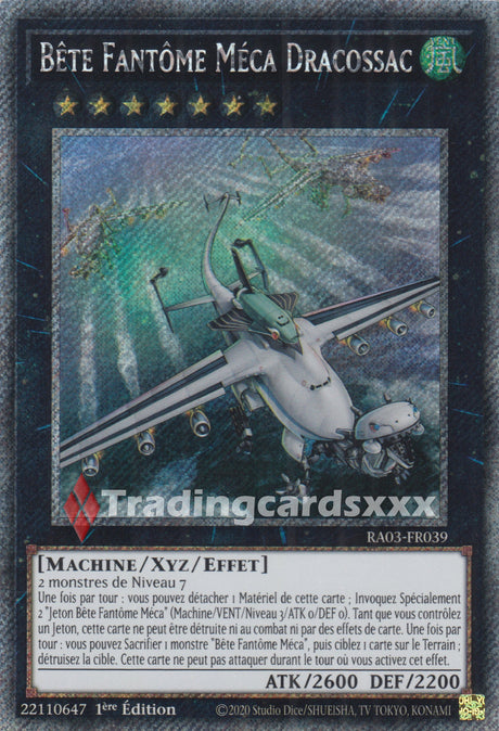 Yu-Gi-Oh! Bête Fantôme Méca Dracossac : RA03-FR039