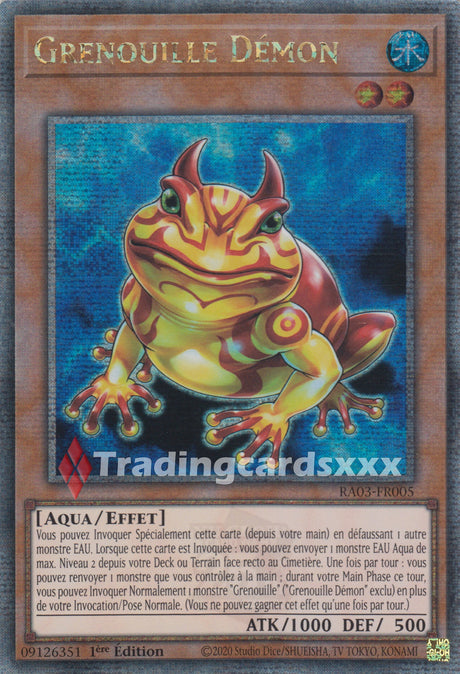 Yu-Gi-Oh! Grenouille Démon : RA03-FR005