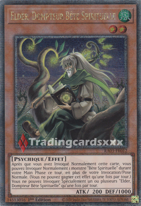 Yu-Gi-Oh! Elder, Dompteur Bête Spirituelle : RA03-FR012