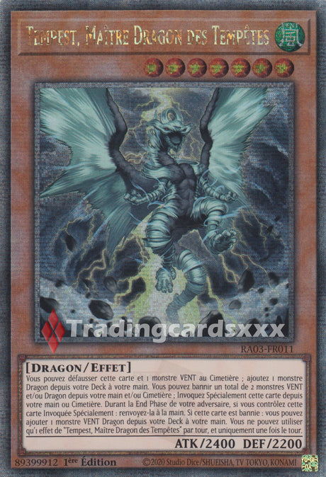 Yu-Gi-Oh! Tempest, Maître Dragon des Tempêtes : RA03-FR011