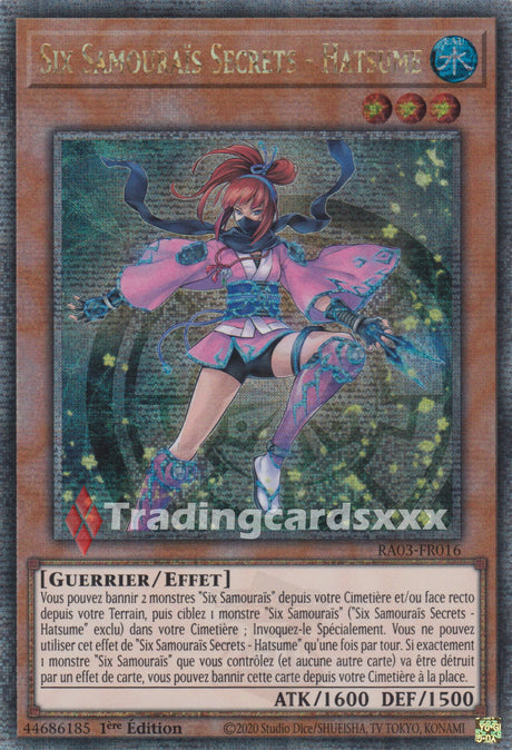 Yu-Gi-Oh! Six Samouraïs Secrets - Hatsume : RA03-FR016