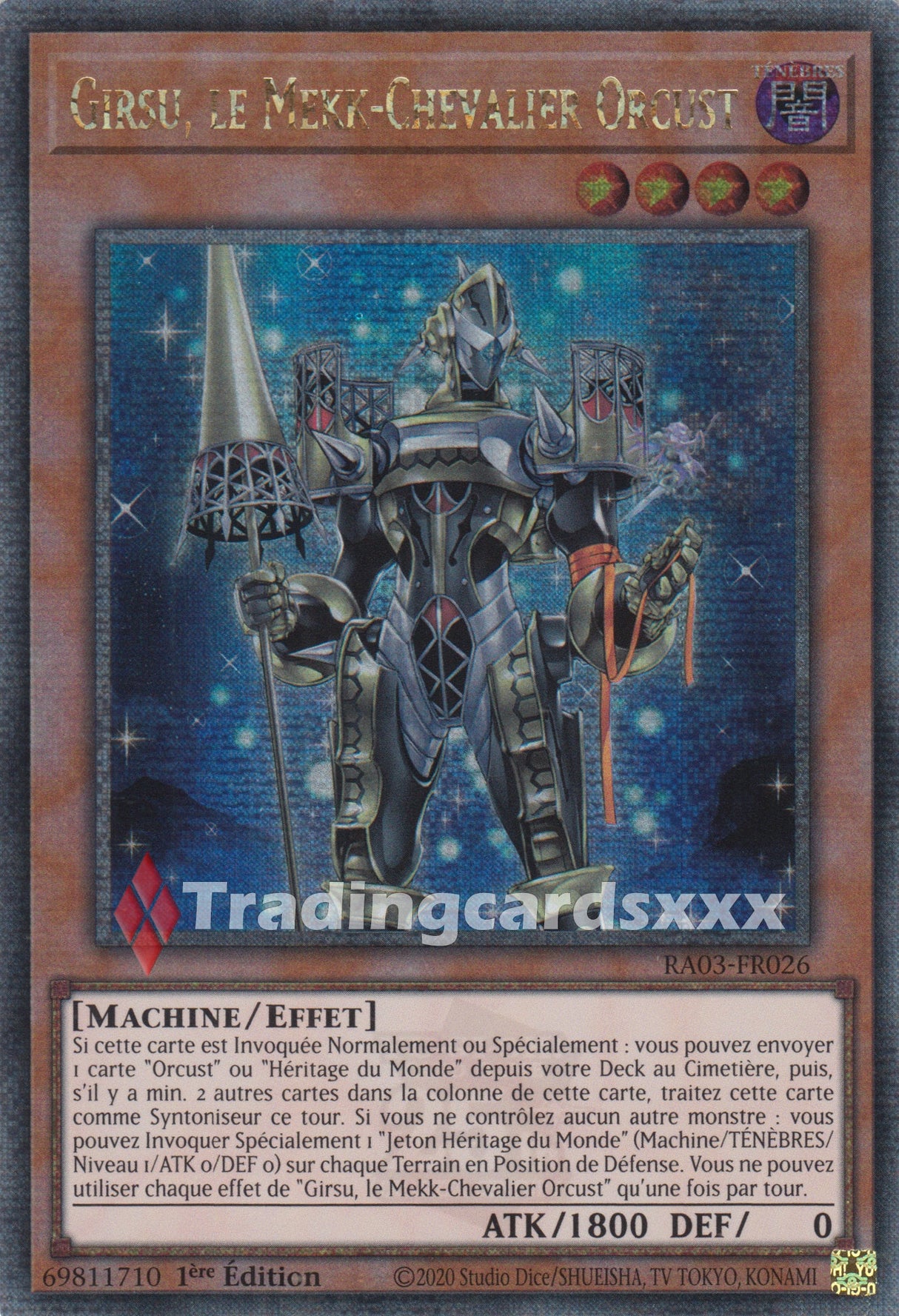 Yu-Gi-Oh! Girsu, le Mekk-Chevalier Orcust : RA03-FR026