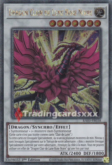 Yu-Gi-Oh! Dragon Clair de Lune Rose Noire : RA03-FR038