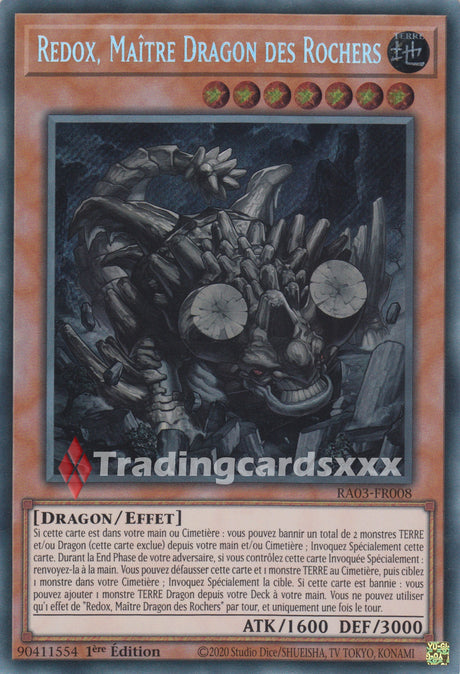 Yu-Gi-Oh! Redox, Maître Dragon des Rochers : RA03-FR008