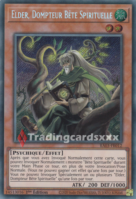 Yu-Gi-Oh! Elder, Dompteur Bête Spirituelle : RA03-FR012