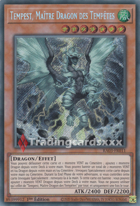 Yu-Gi-Oh! Tempest, Maître Dragon des Tempêtes : RA03-FR011