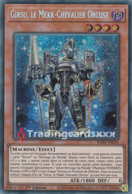 Yu-Gi-Oh! Girsu, le Mekk-Chevalier Orcust : RA03-FR026