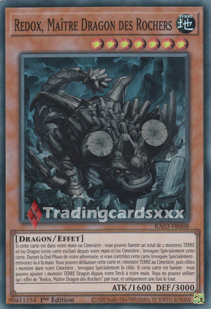 Yu-Gi-Oh! Redox, Maître Dragon des Rochers : RA03-FR008