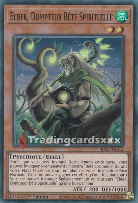 Yu-Gi-Oh! Elder, Dompteur Bête Spirituelle : RA03-FR012