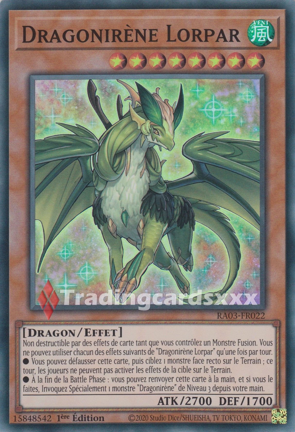 Yu-Gi-Oh! Dragonirène Lorpar : RA03-FR022