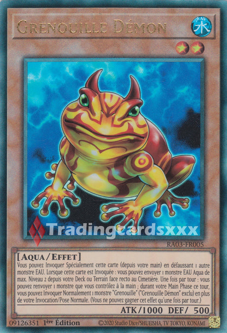 Yu-Gi-Oh! Grenouille Démon : RA03-FR005