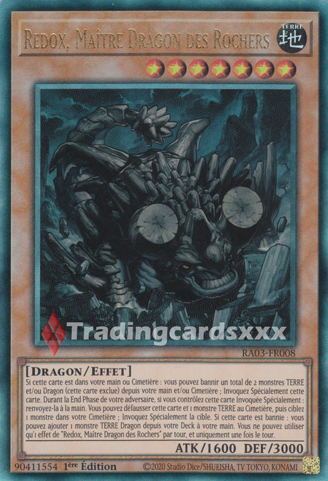 Yu-Gi-Oh! Redox, Maître Dragon des Rochers : RA03-FR008