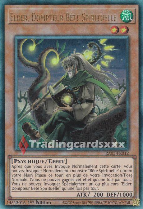 Yu-Gi-Oh! Elder, Dompteur Bête Spirituelle : RA03-FR012