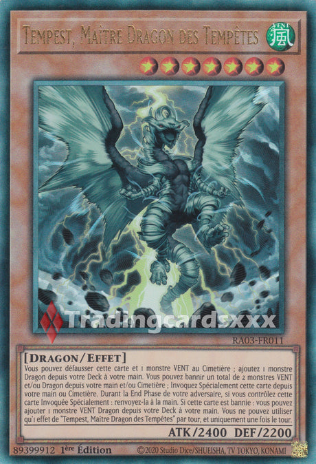 Yu-Gi-Oh! Tempest, Maître Dragon des Tempêtes : RA03-FR011