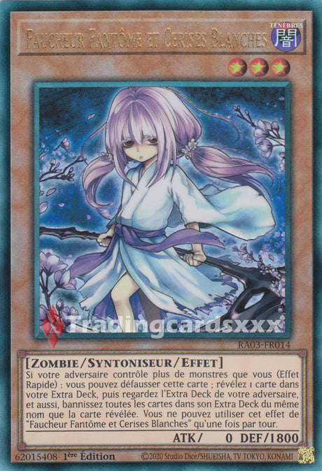 Yu-Gi-Oh! Faucheur Fantôme et Cerises Blanches : RA03-FR014